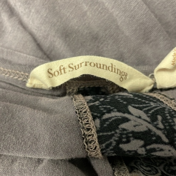 Soft Surroundings Purple Plum Lightweight Long Sleeve Tunic Tshirt Medium Petite - Picture 5 of 7